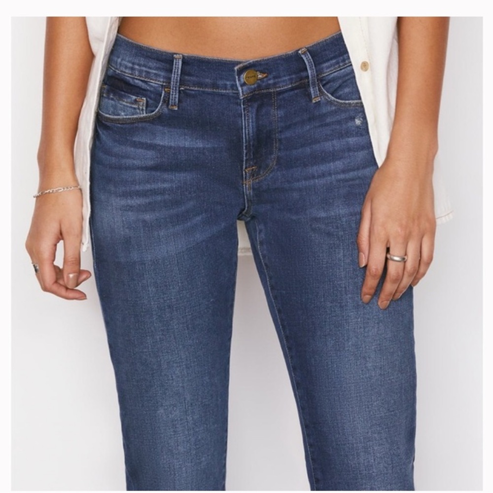 FRAME Classic Mid-Rise Boyfriend Jean 32 Le Garcon